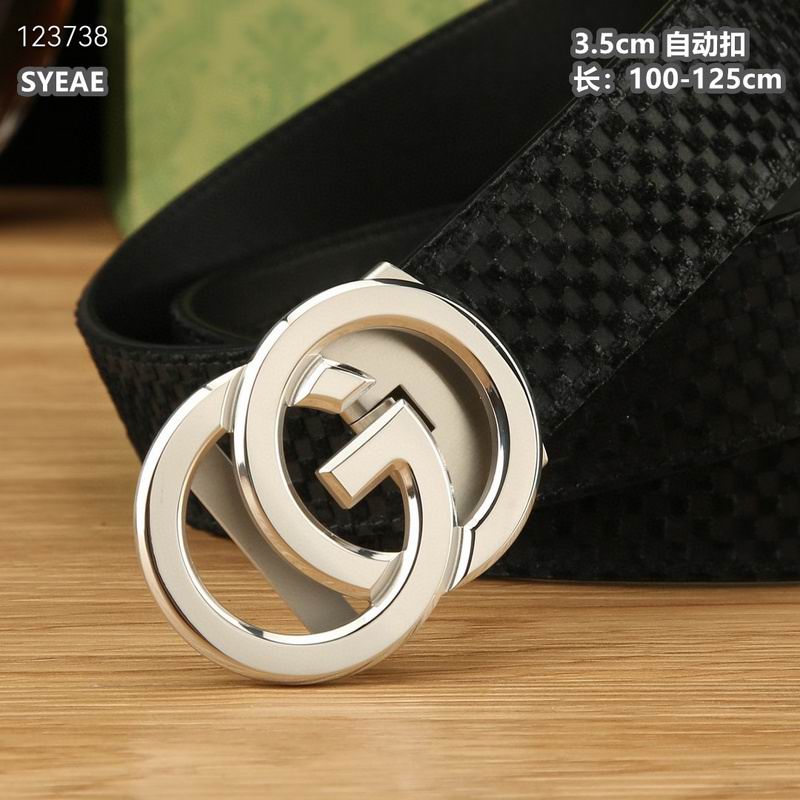 Gucci belt 35mmX100-125cm 8L (457)