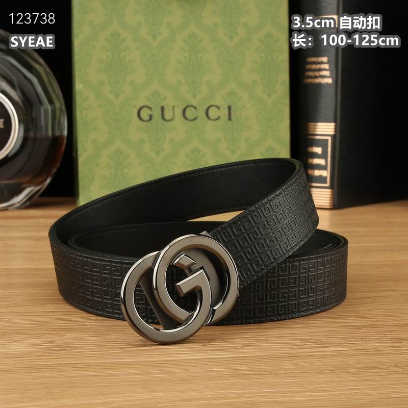 Gucci belt 35mmX100-125cm 8L (461)