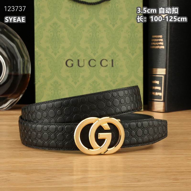 Gucci belt 35mmX100-125cm 8L (468)