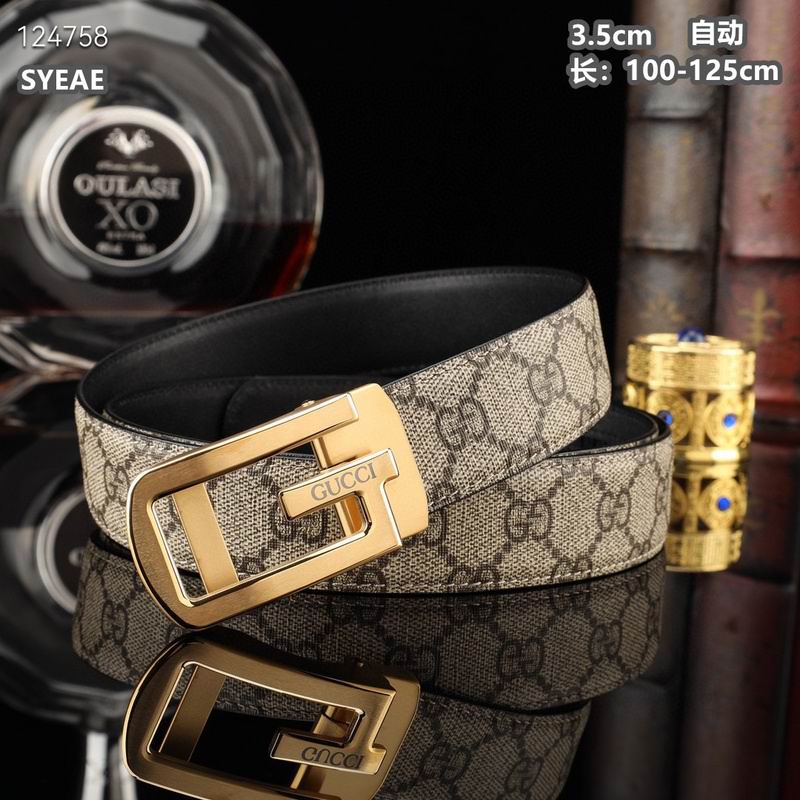 Gucci belt 35mmX100-125cm 8L (56)