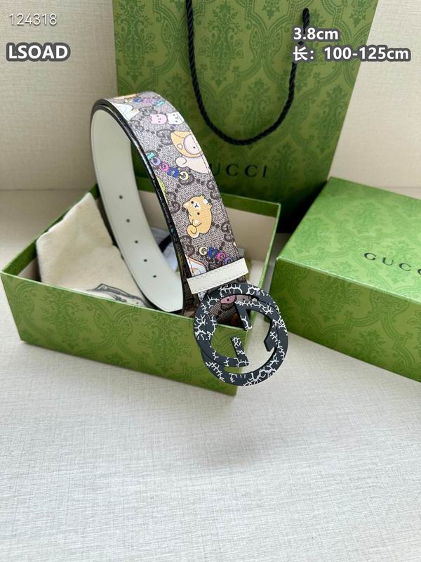 Gucci belt 38mmX100-125cm 8L (76)