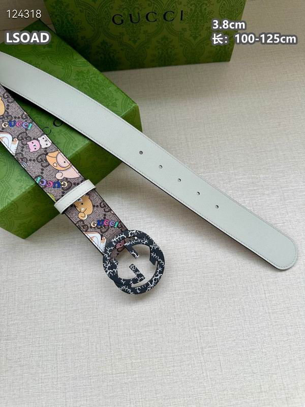 Gucci belt 38mmX100-125cm 8L (78)
