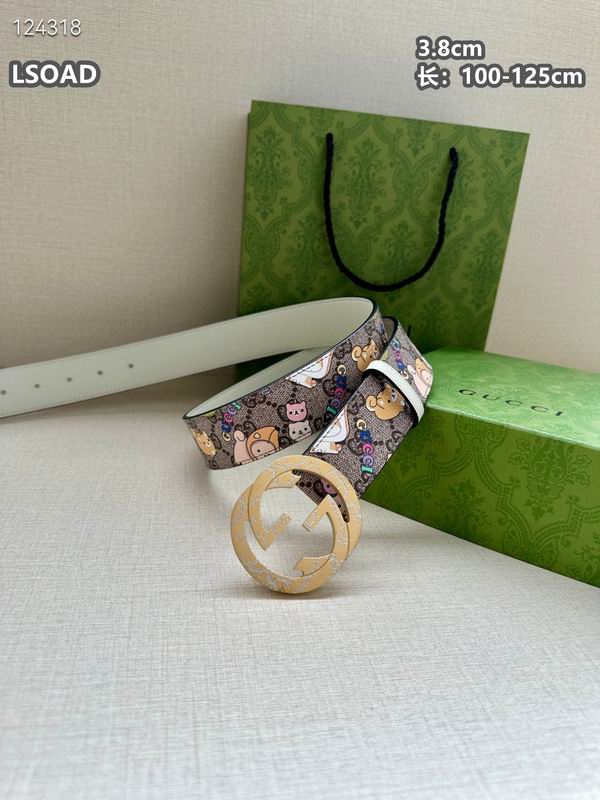 Gucci belt 38mmX100-125cm 8L (79)