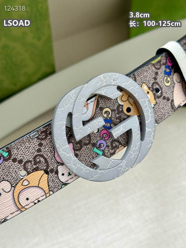 Gucci belt 38mmX100-125cm 8L (83)