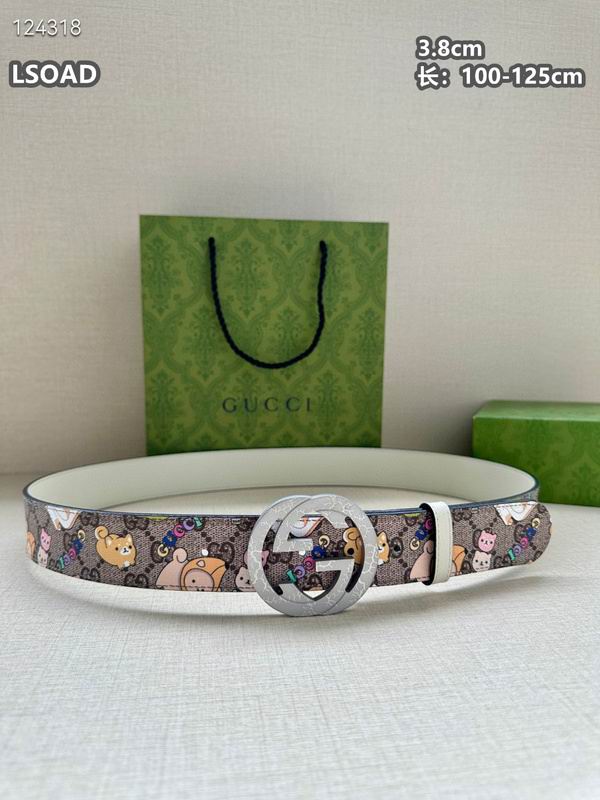 Gucci belt 38mmX100-125cm 8L (84)