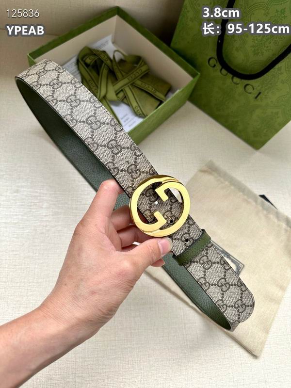 Gucci belt 38mmX95-125cm 8L (103)