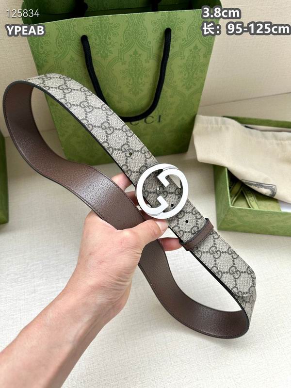 Gucci belt 38mmX95-125cm 8L (111)