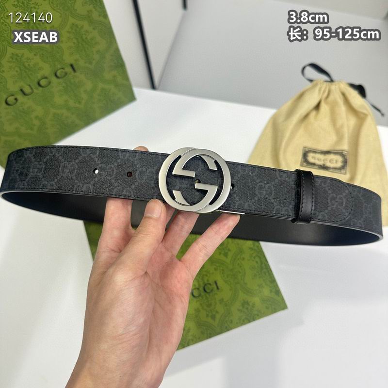 Gucci belt 38mmX95-125cm 8L (122)