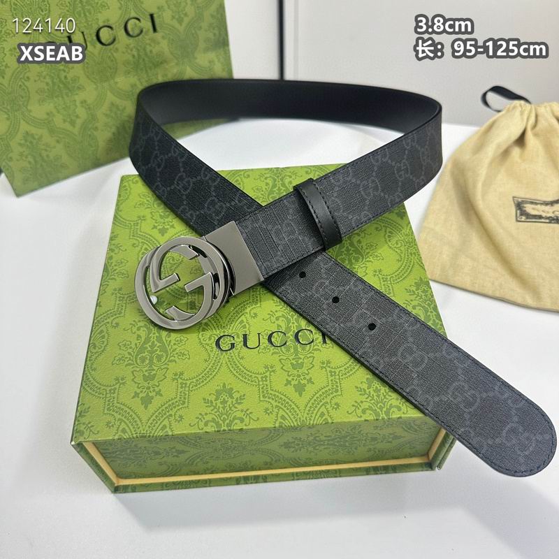 Gucci belt 38mmX95-125cm 8L (123)