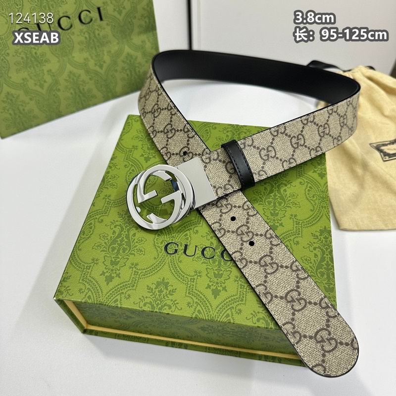 Gucci belt 38mmX95-125cm 8L (130)