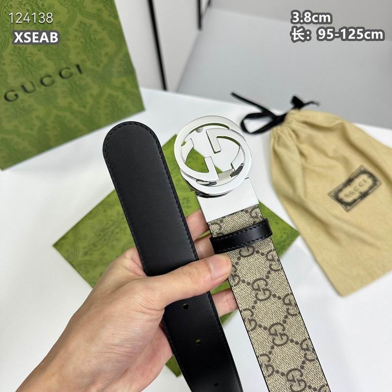 Gucci belt 38mmX95-125cm 8L (131)