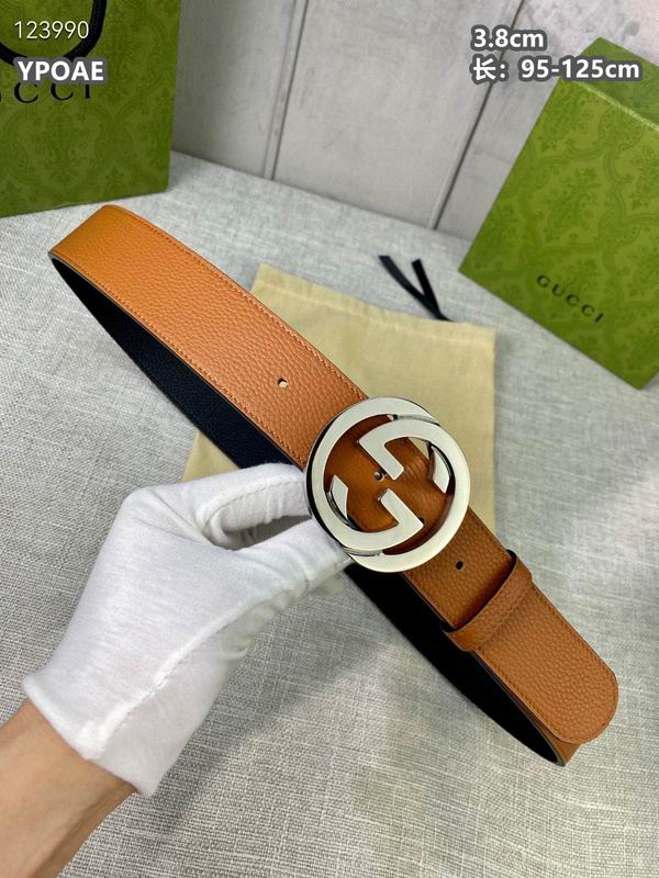 Gucci belt 38mmX95-125cm 8L (205)