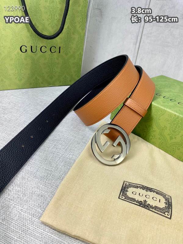 Gucci belt 38mmX95-125cm 8L (206)