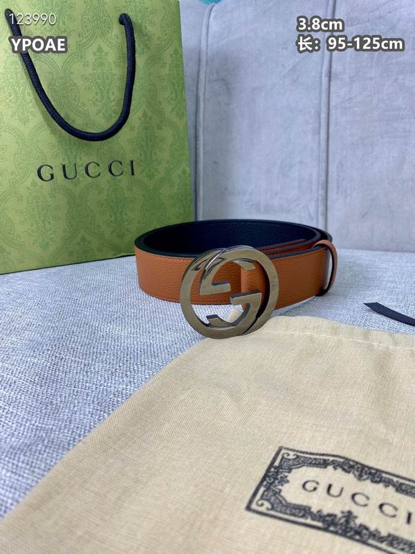 Gucci belt 38mmX95-125cm 8L (207)