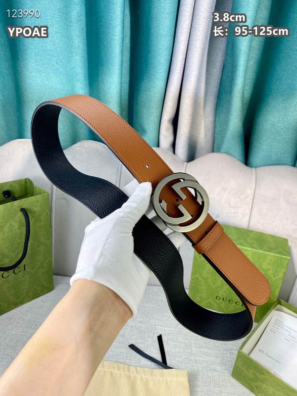 Gucci belt 38mmX95-125cm 8L (208)