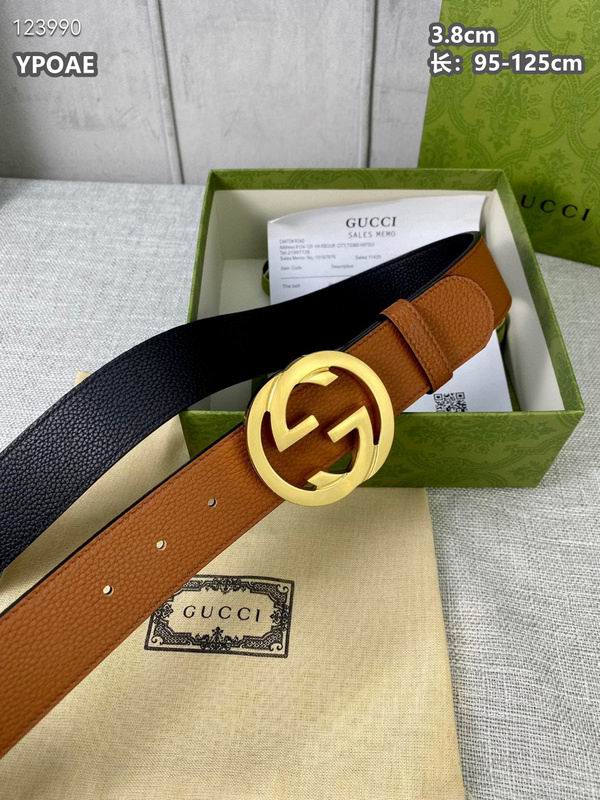 Gucci belt 38mmX95-125cm 8L (209)