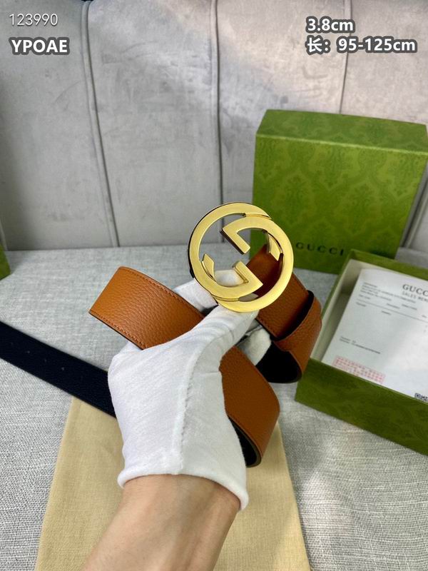 Gucci belt 38mmX95-125cm 8L (210)