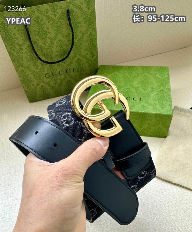 Gucci belt 38mmX95-125cm 8L (245)