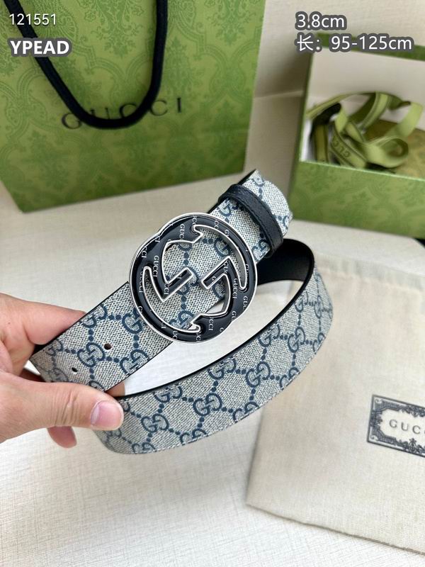 Gucci belt 38mmX95-125cm 8L (289)