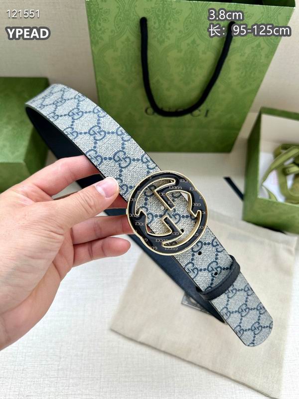 Gucci belt 38mmX95-125cm 8L (295)