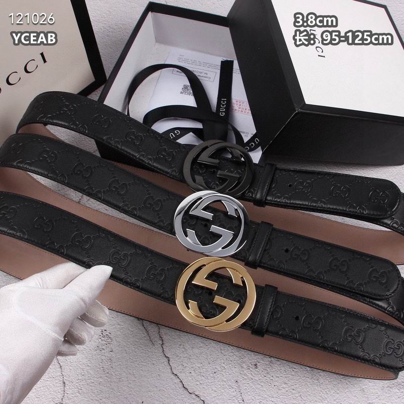 Gucci belt 38mmX95-125cm 8L (302)