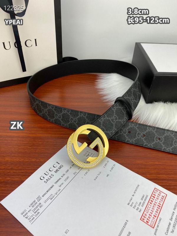 Gucci belt 38mmX95-125cm 8L (357)