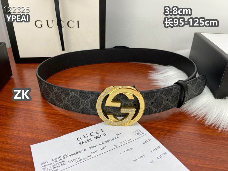 Gucci belt 38mmX95-125cm 8L (359)