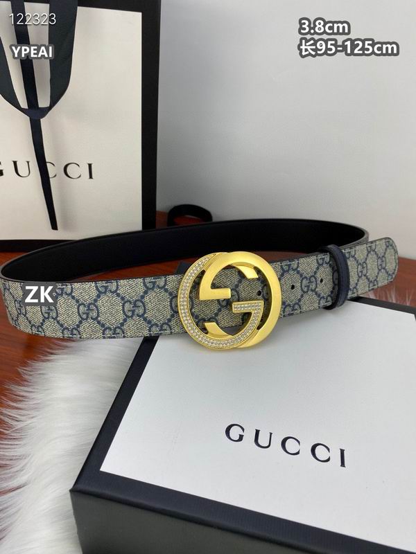 Gucci belt 38mmX95-125cm 8L (365)