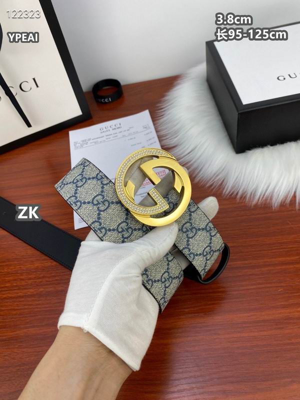 Gucci belt 38mmX95-125cm 8L (366)
