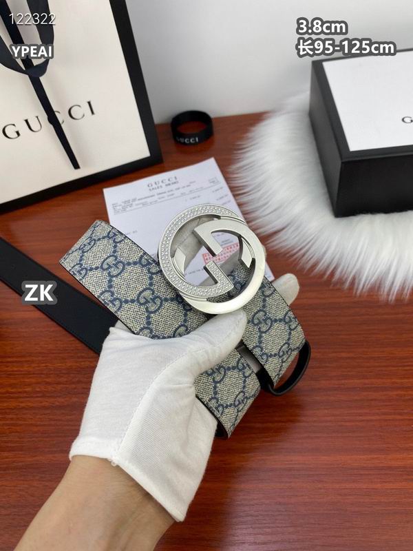 Gucci belt 38mmX95-125cm 8L (369)