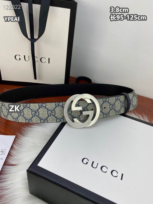 Gucci belt 38mmX95-125cm 8L (370)