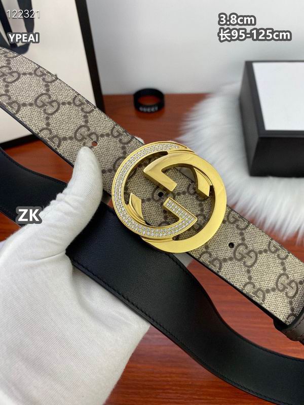 Gucci belt 38mmX95-125cm 8L (374)