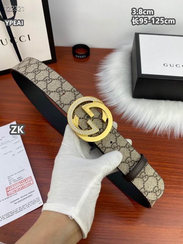 Gucci belt 38mmX95-125cm 8L (376)