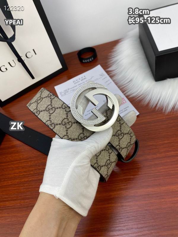 Gucci belt 38mmX95-125cm 8L (378)