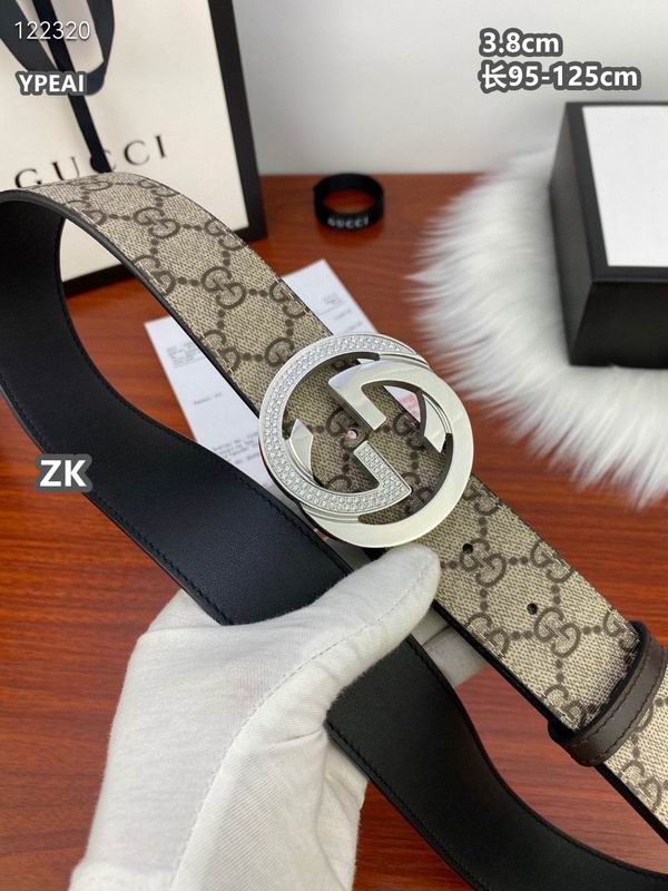 Gucci belt 38mmX95-125cm 8L (379)