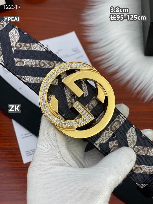 Gucci belt 38mmX95-125cm 8L (388)