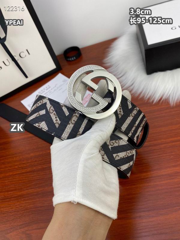 Gucci belt 38mmX95-125cm 8L (389)