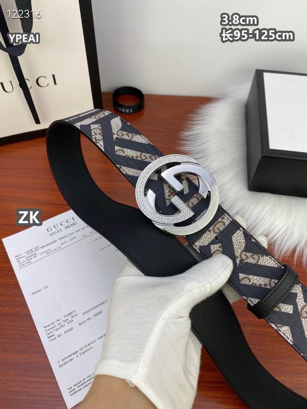 Gucci belt 38mmX95-125cm 8L (390)