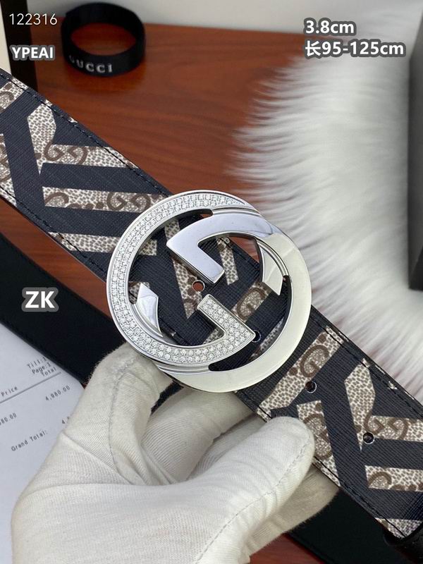 Gucci belt 38mmX95-125cm 8L (391)