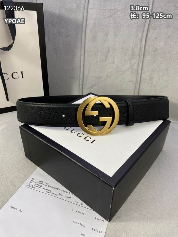 Gucci belt 38mmX95-125cm 8L (396)