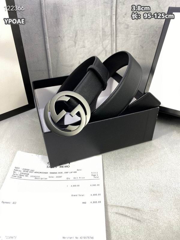 Gucci belt 38mmX95-125cm 8L (399)