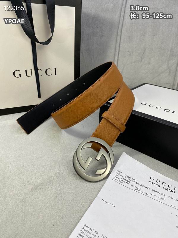 Gucci belt 38mmX95-125cm 8L (401)