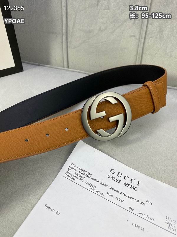 Gucci belt 38mmX95-125cm 8L (403)