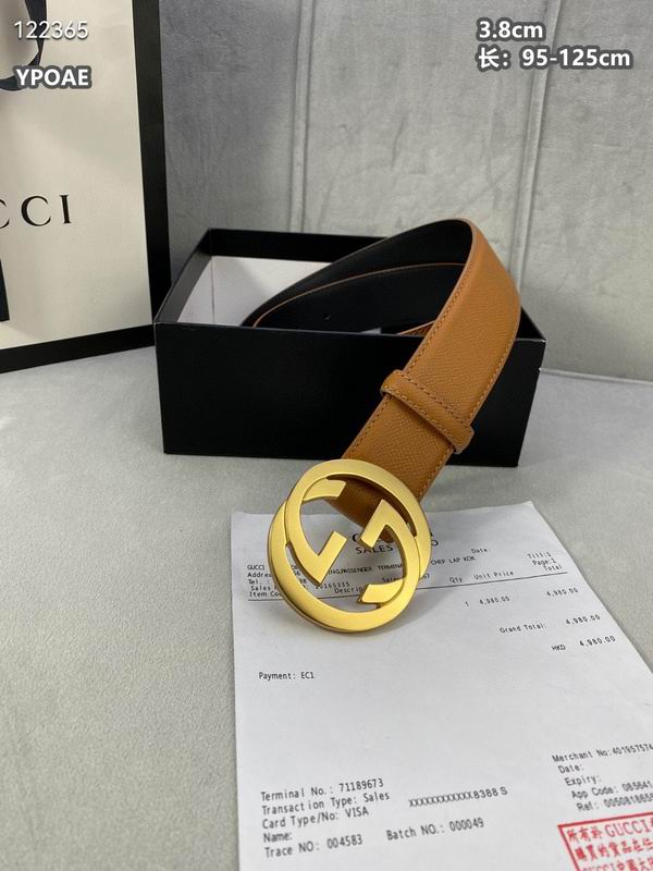 Gucci belt 38mmX95-125cm 8L (405)