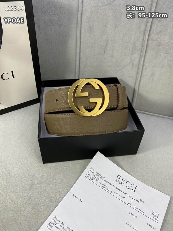 Gucci belt 38mmX95-125cm 8L (408)