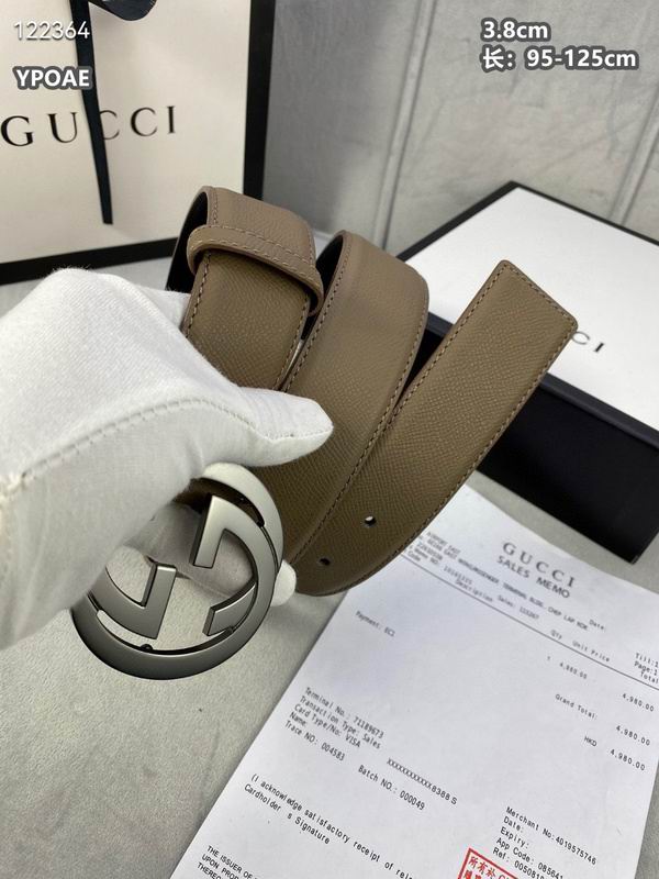 Gucci belt 38mmX95-125cm 8L (410)