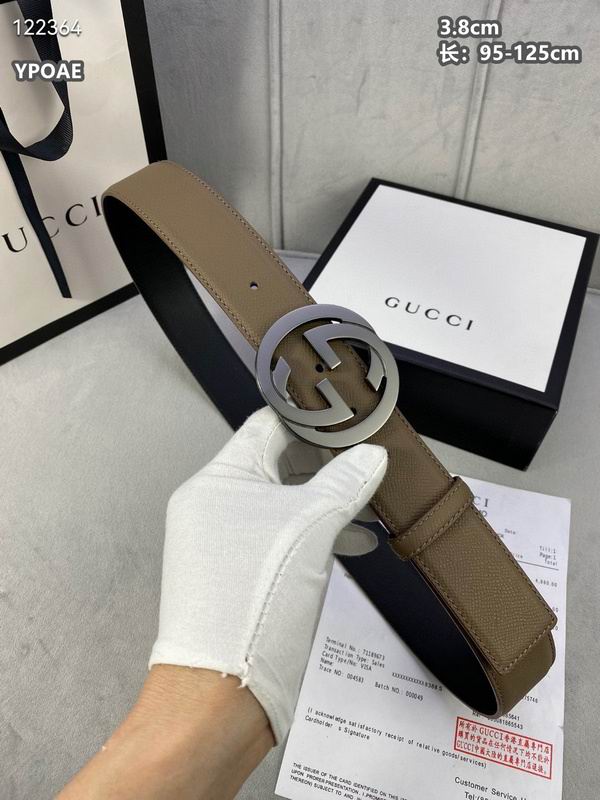 Gucci belt 38mmX95-125cm 8L (413)