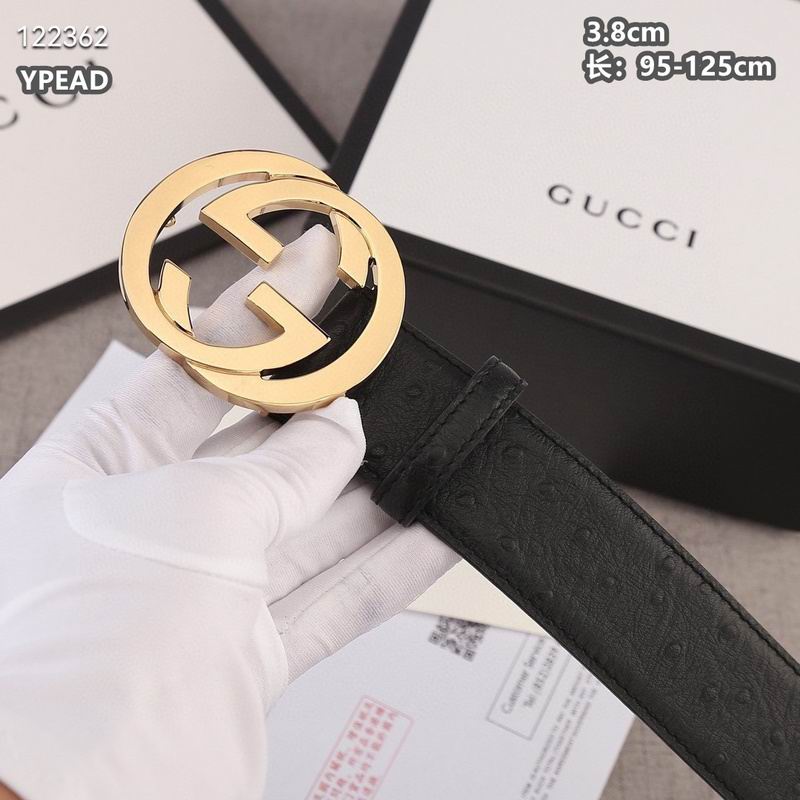 Gucci belt 38mmX95-125cm 8L (424)