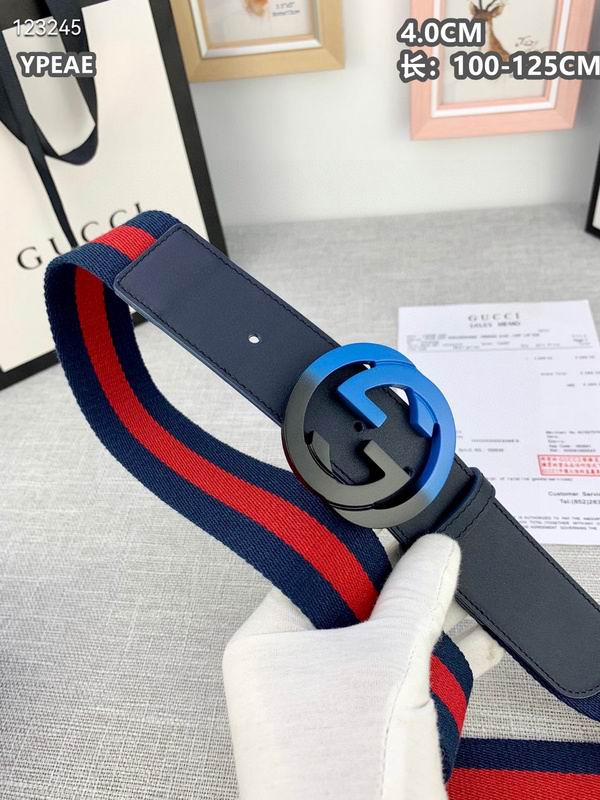Gucci belt 40mmX100-125cm 8L (591)