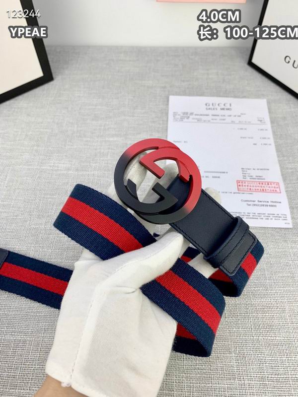 Gucci belt 40mmX100-125cm 8L (596)